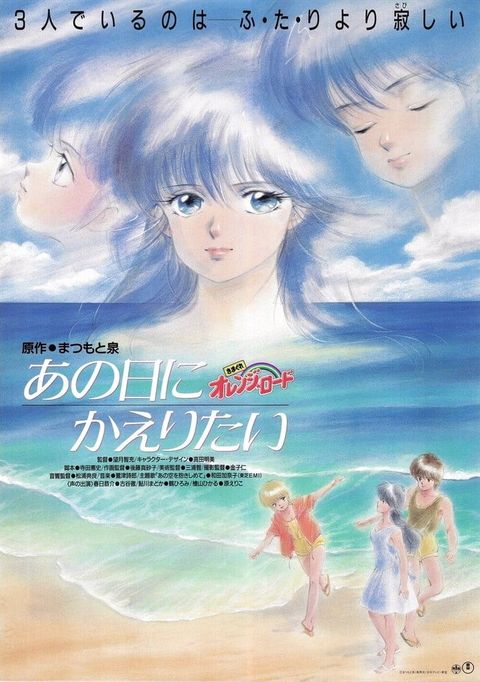 橙路 再回到往日 1988 动漫海报