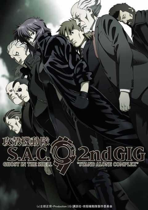 攻壳机动队 S.A.C. 2nd GIG 2004 动漫海报