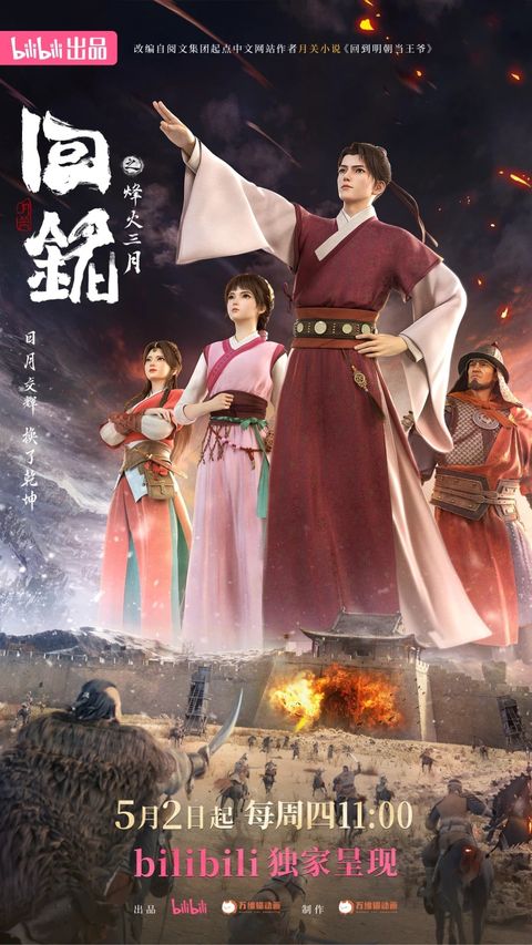 回铭之烽火三月 2024 动漫海报